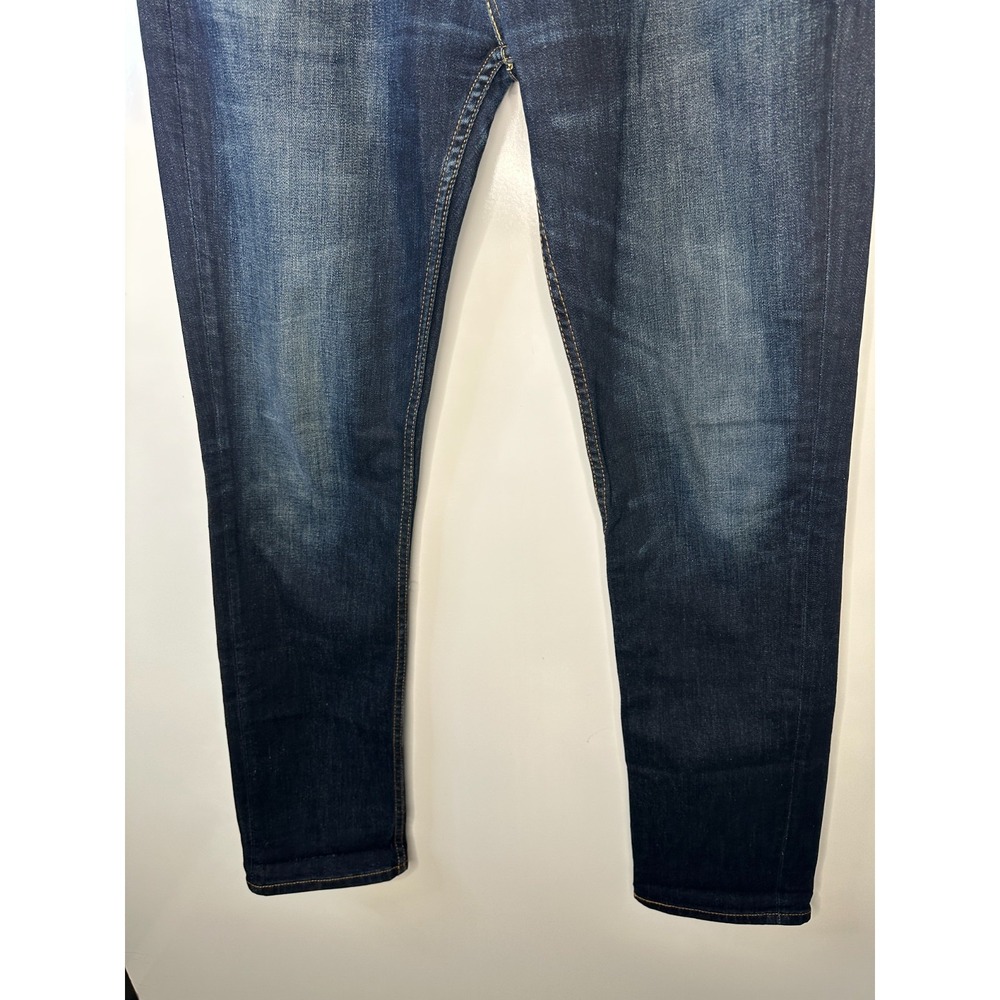 Levi's Mens 511 Stretch Slim Fit Jeans Dark Wash Indigo 36 x 36 Sandblasted - Picture 6 of 14